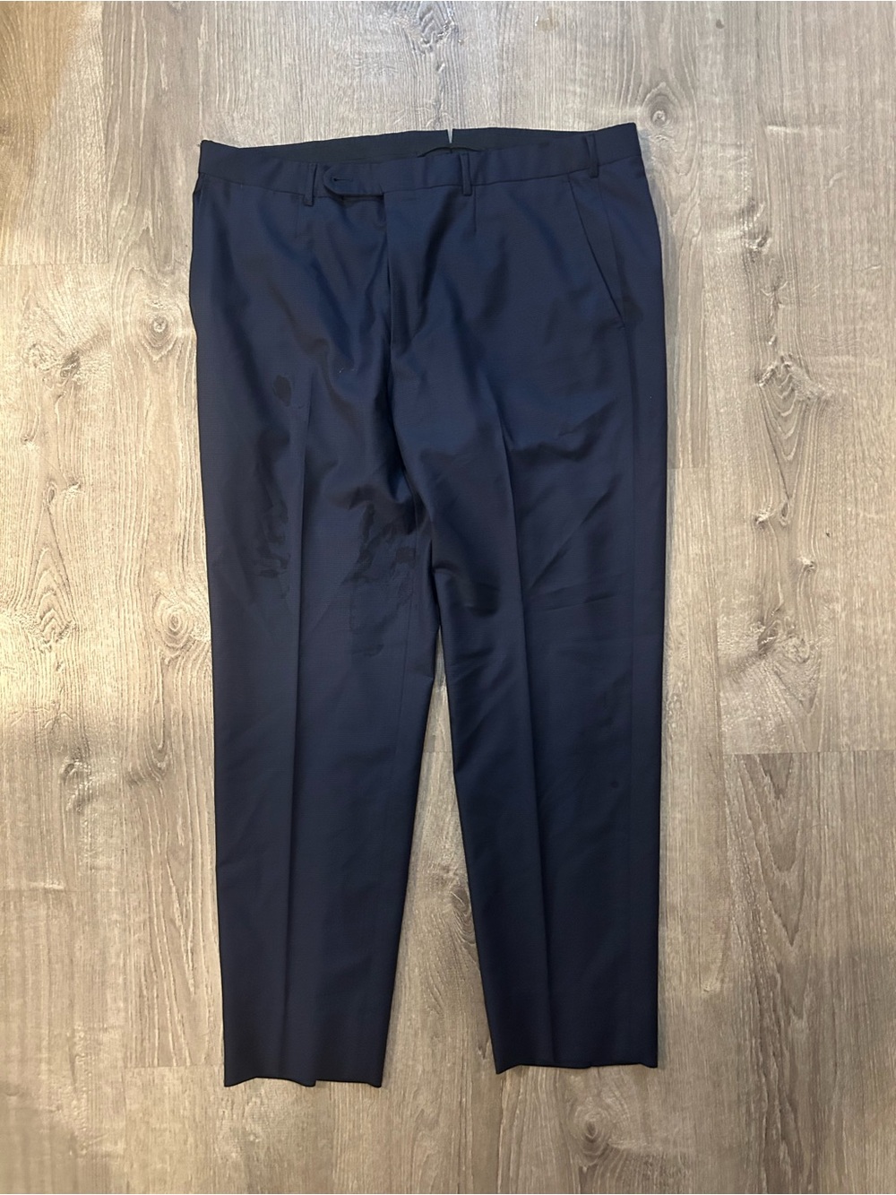Ermenegildo Zegna Pants Mens 38 Blue Luxury Trousers Designer